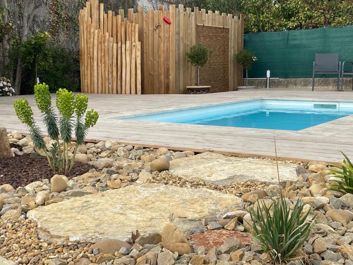 Mas Provencale Jardin Piscine Villa Saint-Cyr-sur-Mer Kültér fotó
