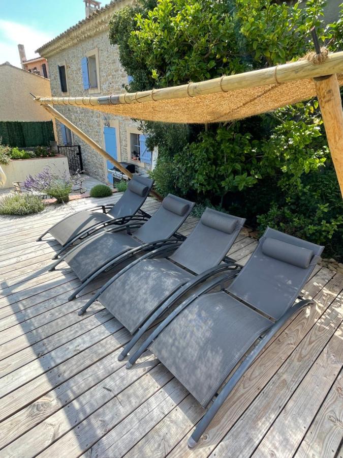 Mas Provencale Jardin Piscine Villa Saint-Cyr-sur-Mer Kültér fotó
